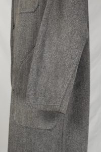 50s ”Adolphe Lafont ” Black Chambray Atelier Coat | 57 Rue de Rome