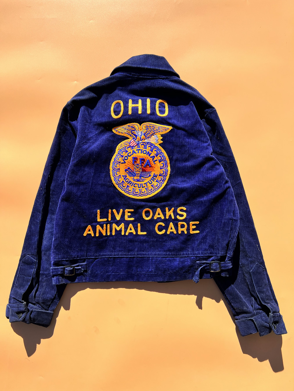 80s FFA Ohio Animal Care Chain Stitch Jacket - 5 Star Vintage