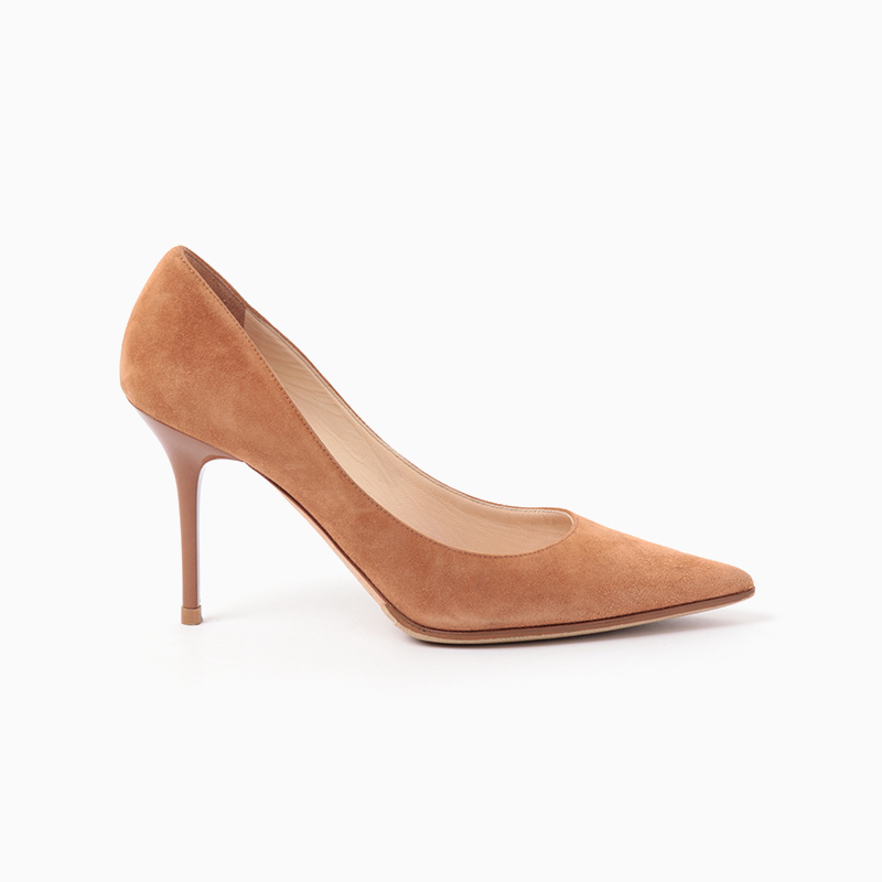 JIMMY CHOO（ジミー チュウ）スエード生地ポインテッドトゥパンプス