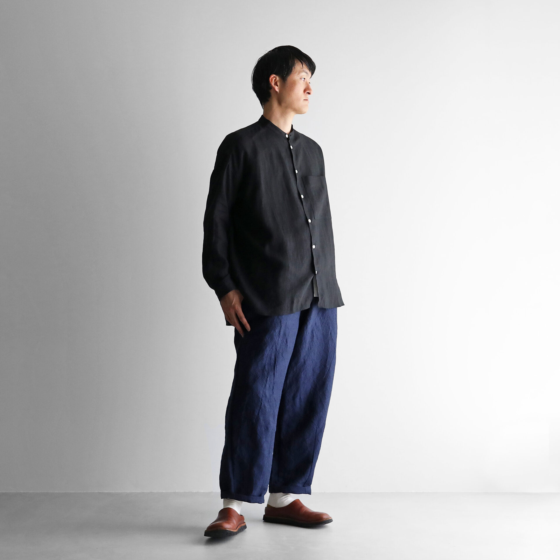 バンブーリネンバルーンパンツロング 506Lをリリースしました／ – HUIS