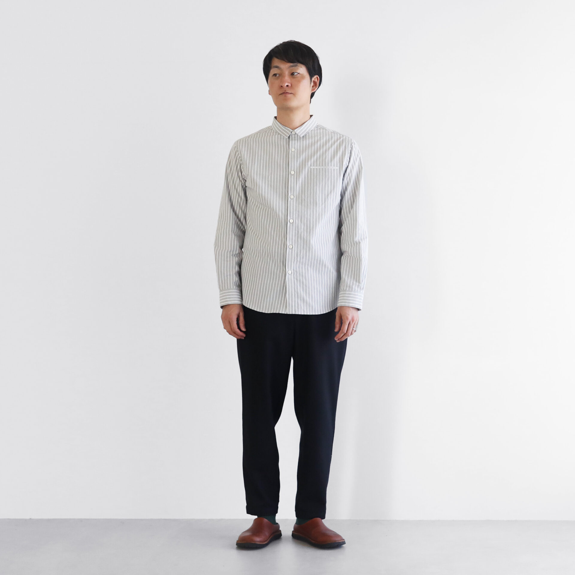 オーガニックコットンシャツ 003をリリースしました／ – HUIS | 遠州織物