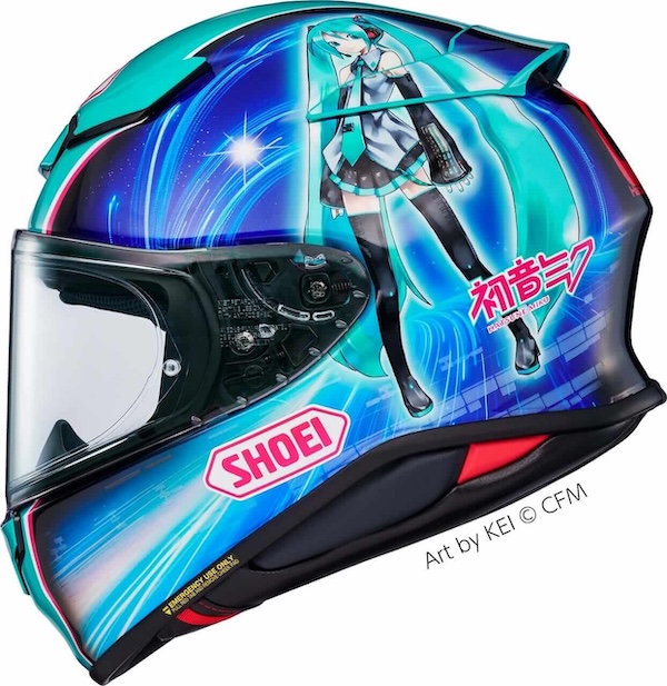 SHOEI Z-8にNewカラー「初音ミク」とのコラボモデル『Z-8 初音ミク』新