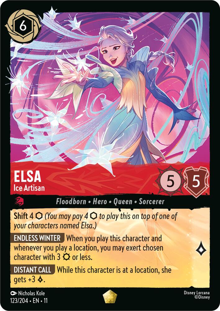 エルサ コレクションピン LORCANA Elsa - Exploring the Unknown
