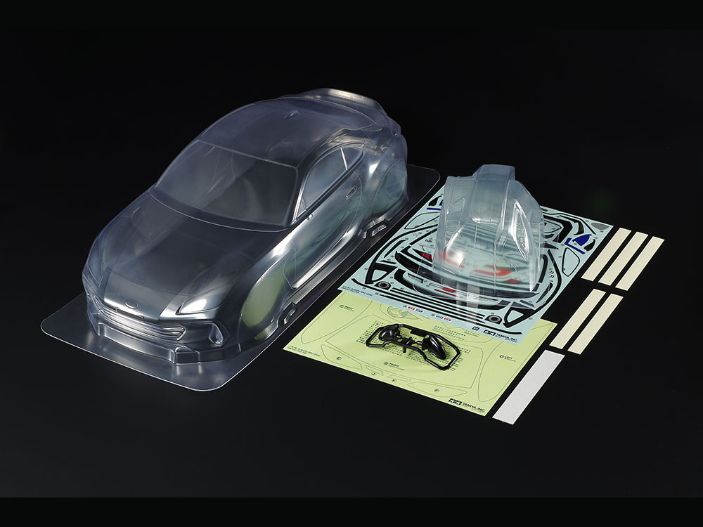 SP.1677 1/10RC SUBARU BRZ (ZD8) スペアボディセット: RCモデル
