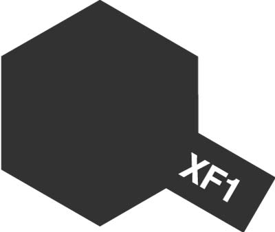 エナメル XF-1 フラットブラック: ツール＆塗料｜TAMIYA SHOP ONLINE