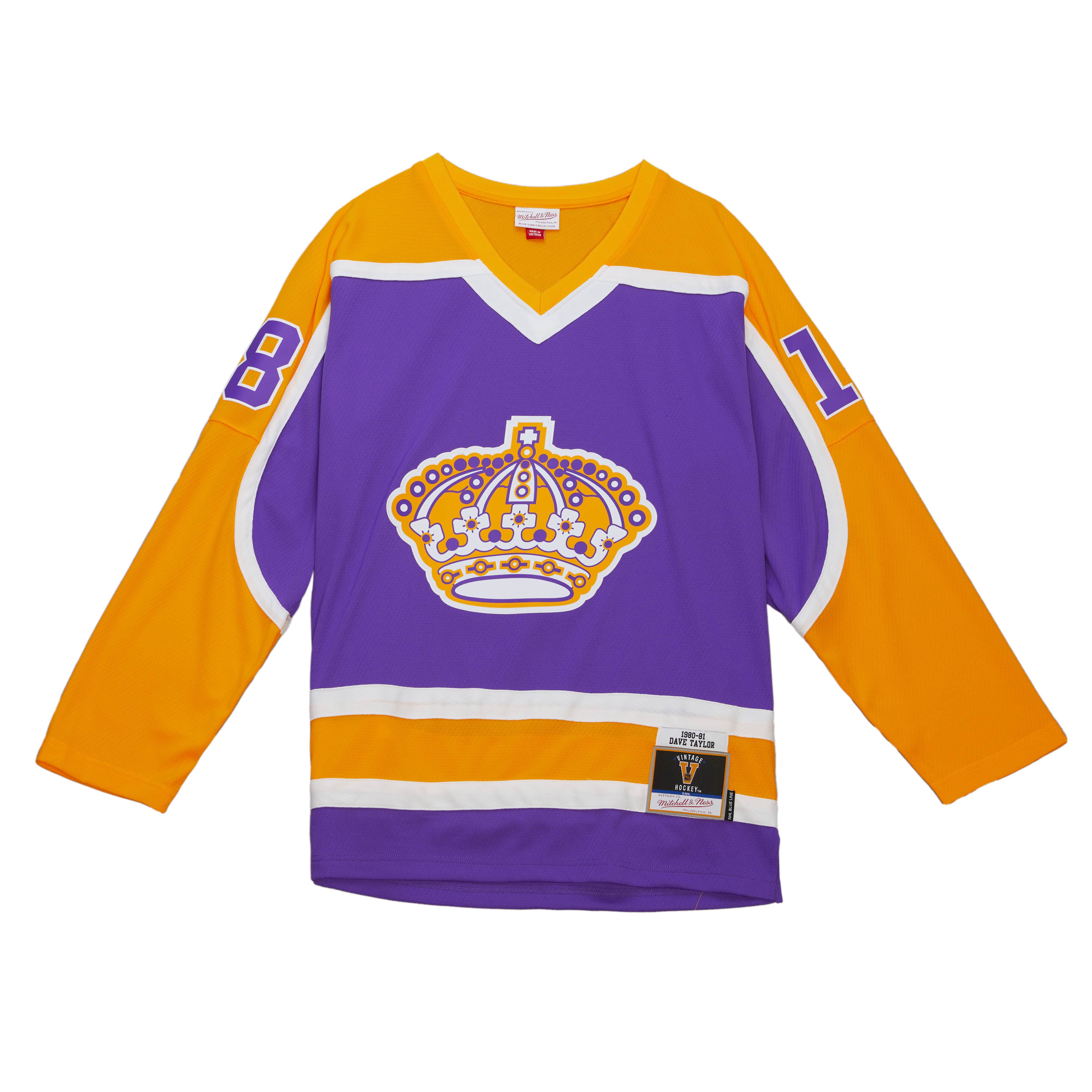 KINGS NHL 1980 DAVE TAYLOR CROWN JERSEY – TEAM LA Store