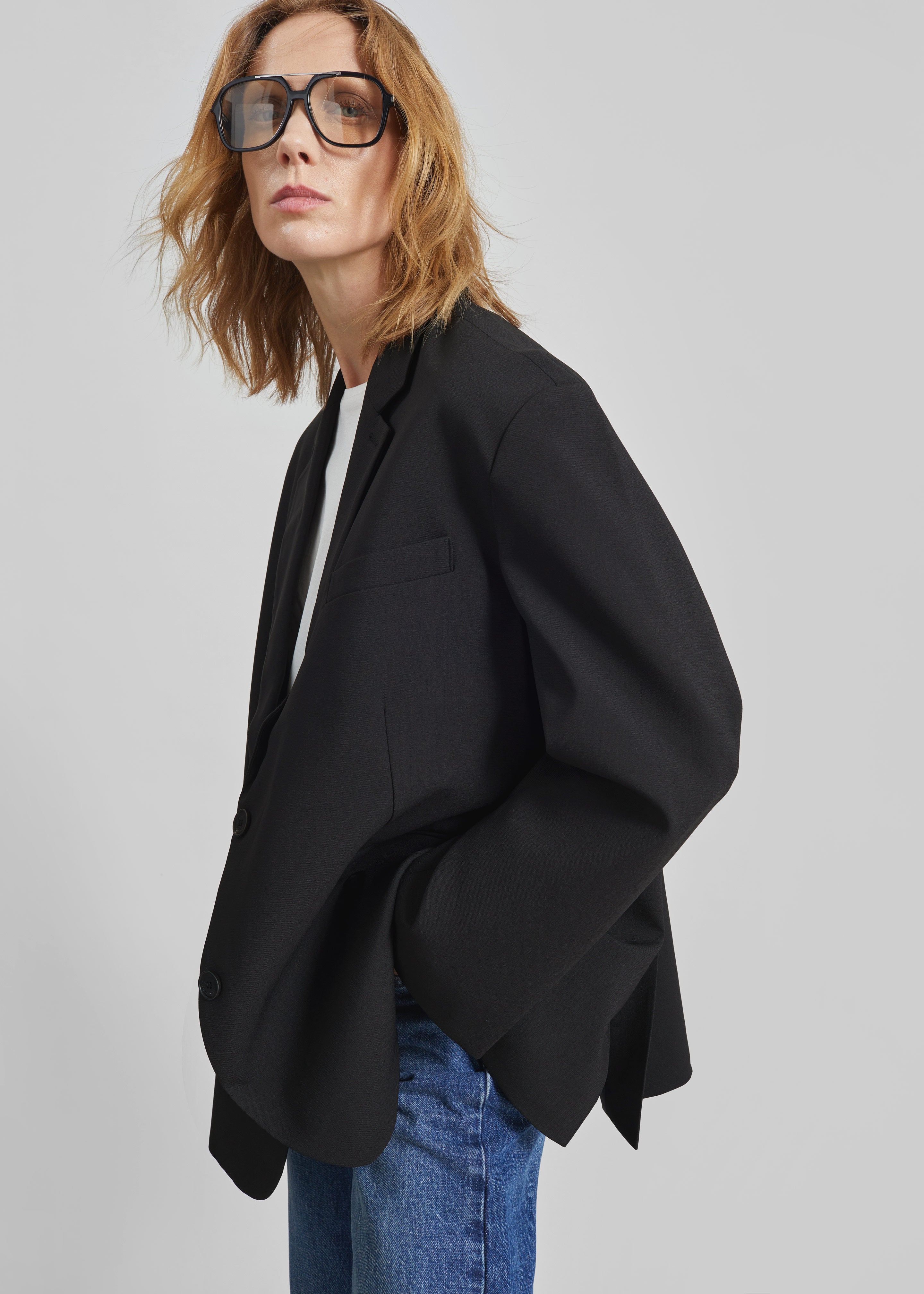 Bea Blazer - Black – The Frankie Shop