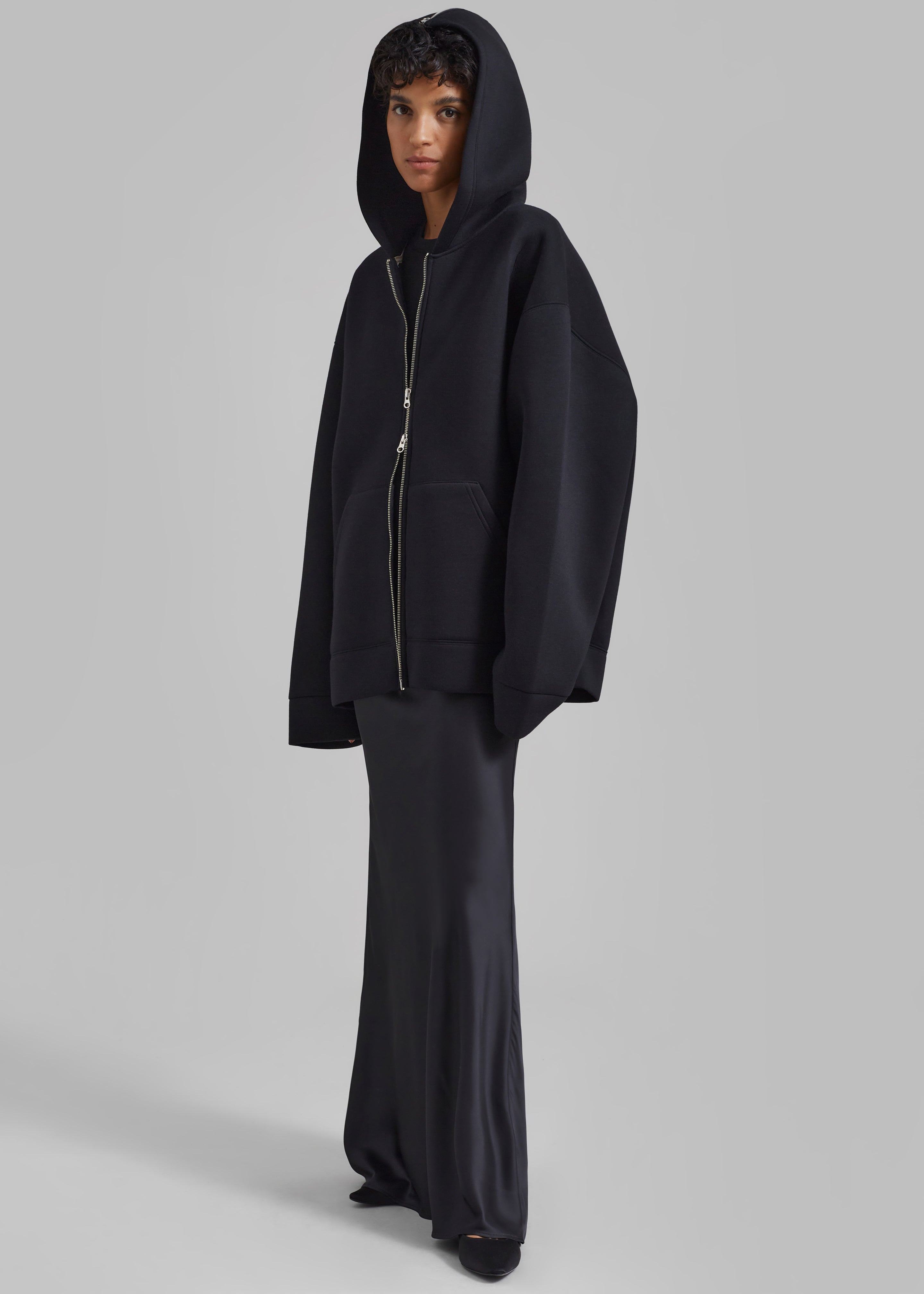 Denton Oversized Hoodie - Black – The Frankie Shop