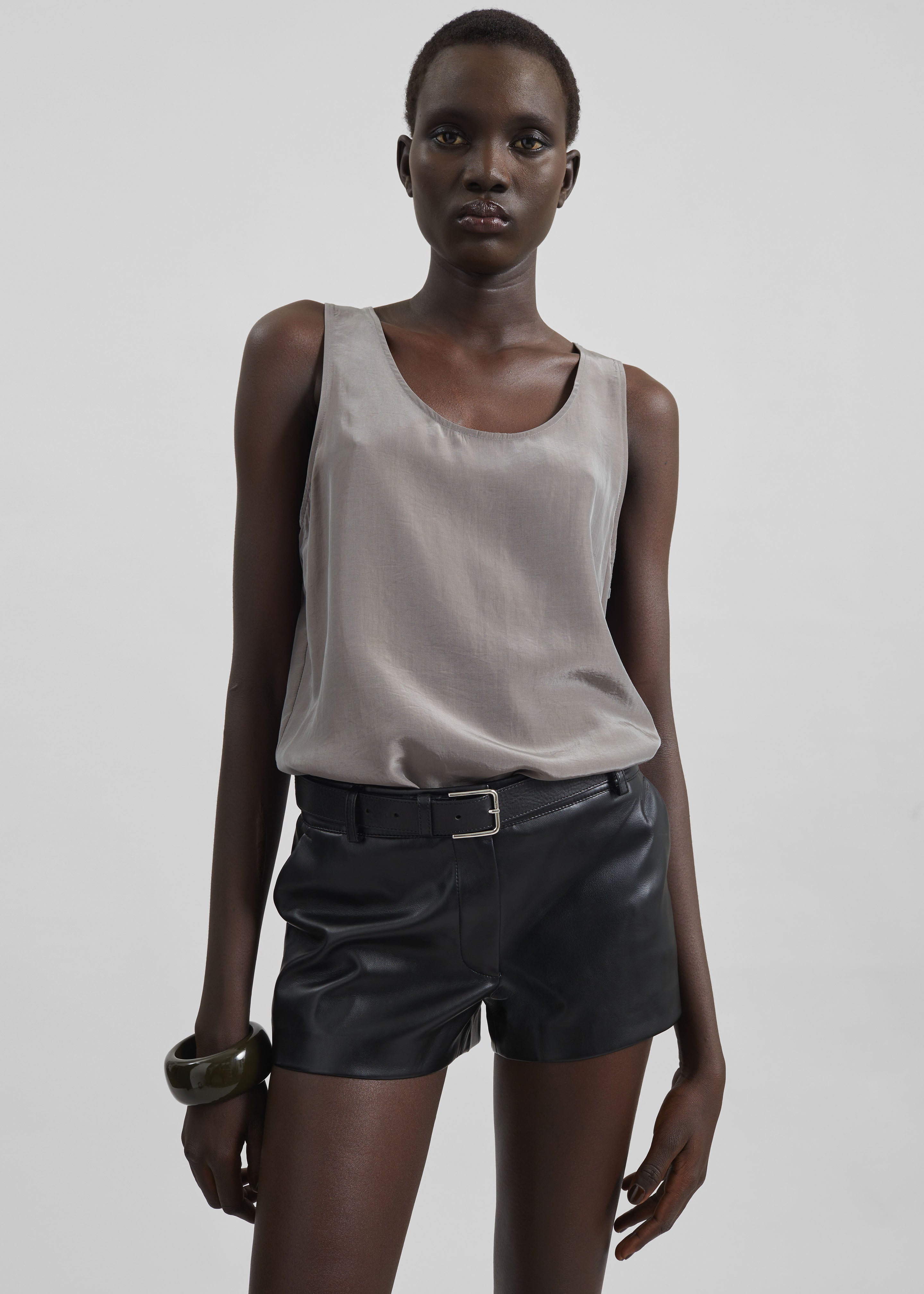Kate Faux Leather Shorts - Black – The Frankie Shop