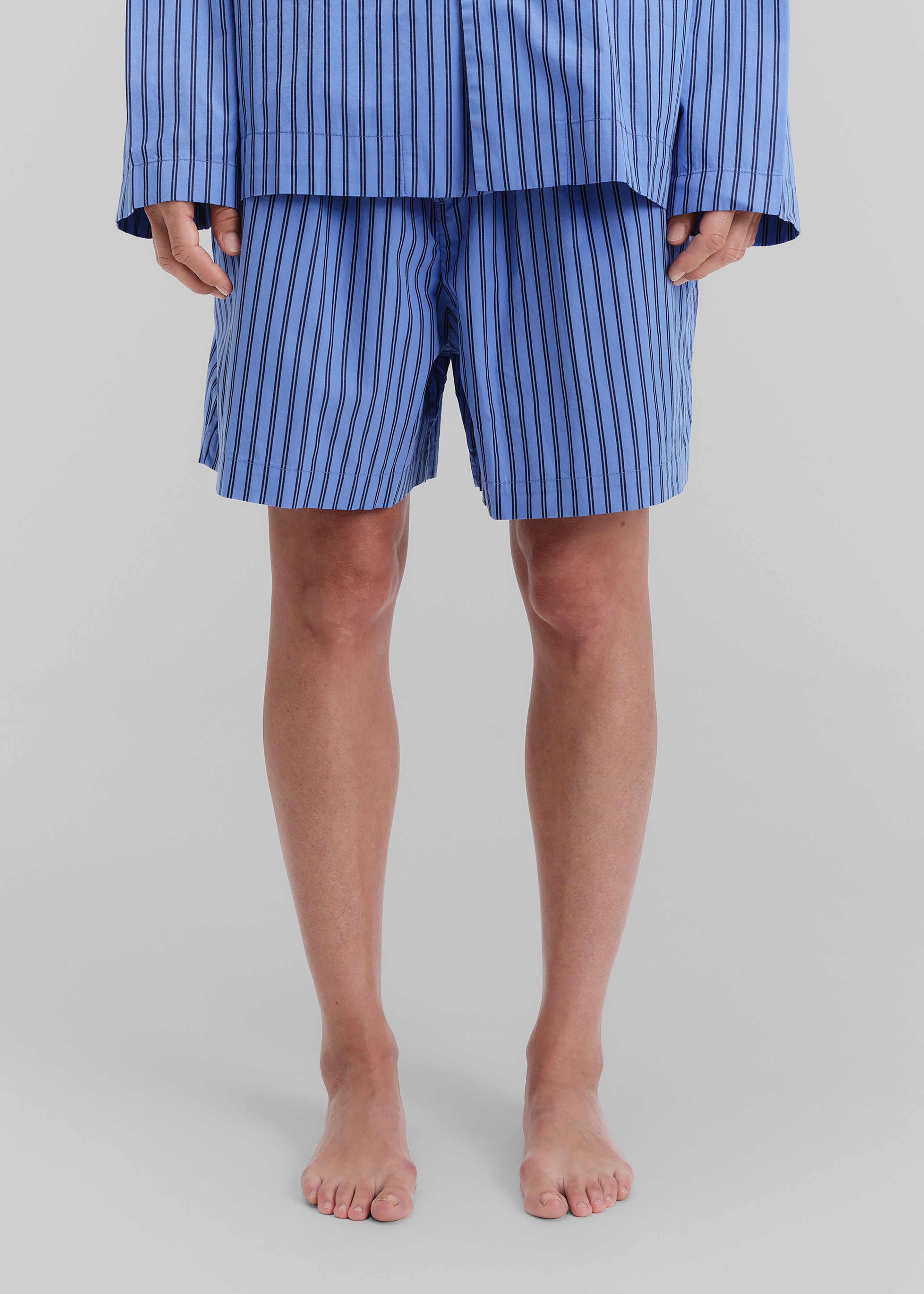 Tekla Poplin Pyjama Shorts - Boro Stripes – The Frankie Shop
