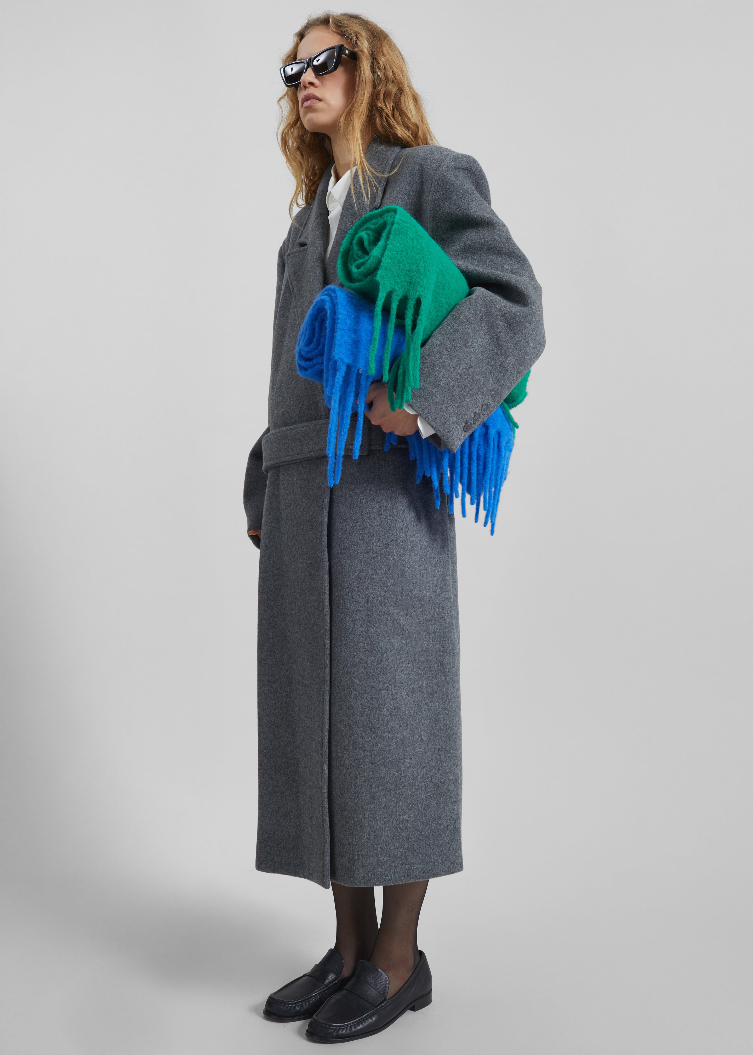 Ticino Wool Coat - Grey – The Frankie Shop