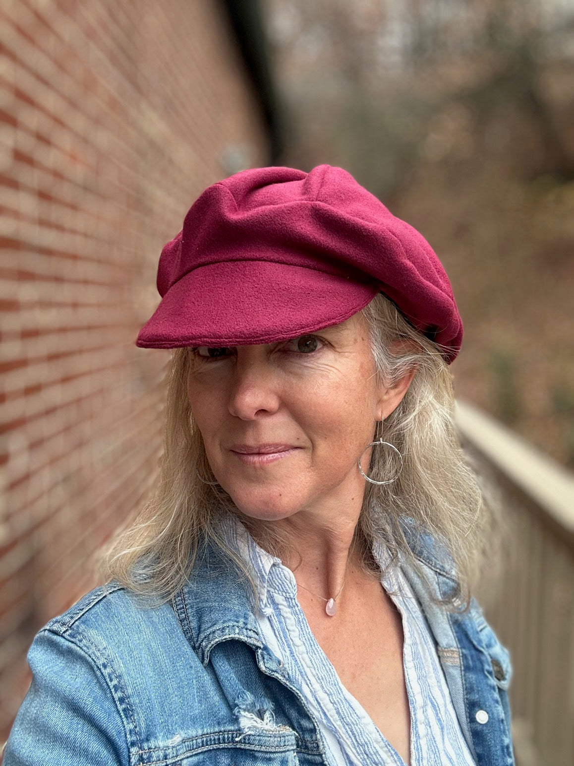 562 – City Streets Billed Beret Pattern – The Green Pepper