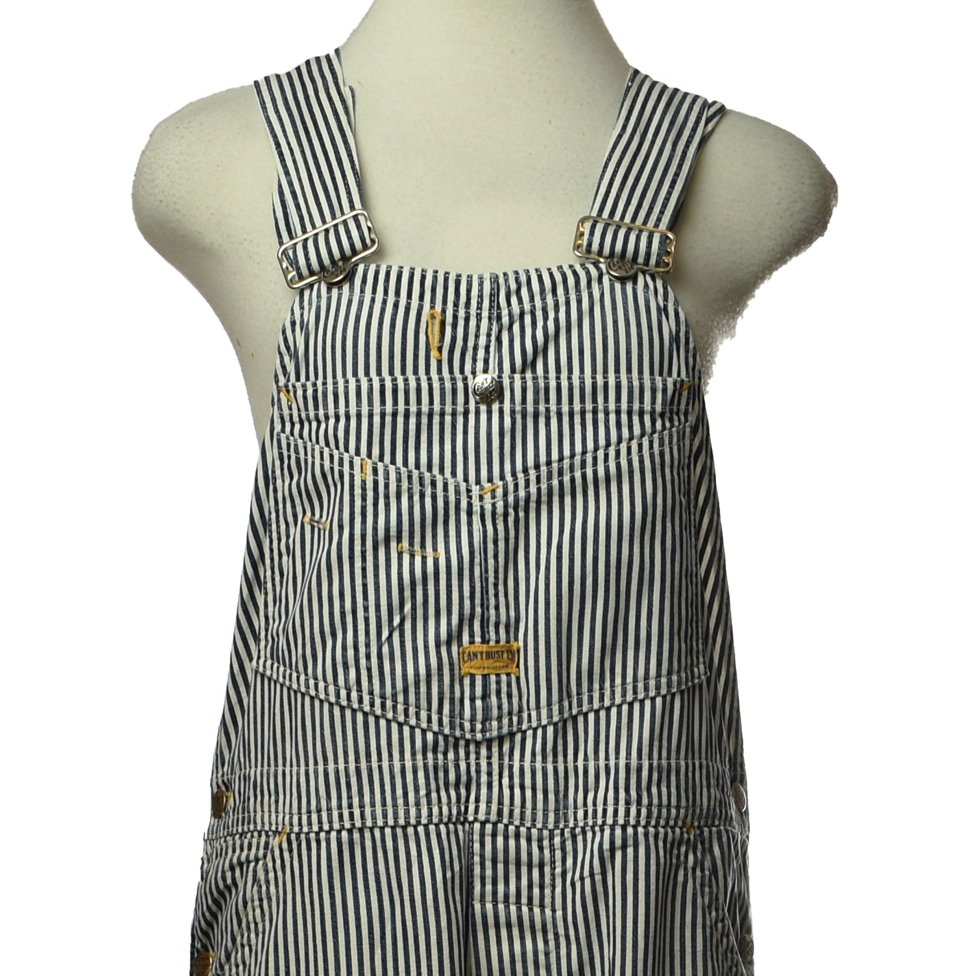 Vintage 1940's Lee Can't Bust Em' Union Made Carpenter Pinstriped