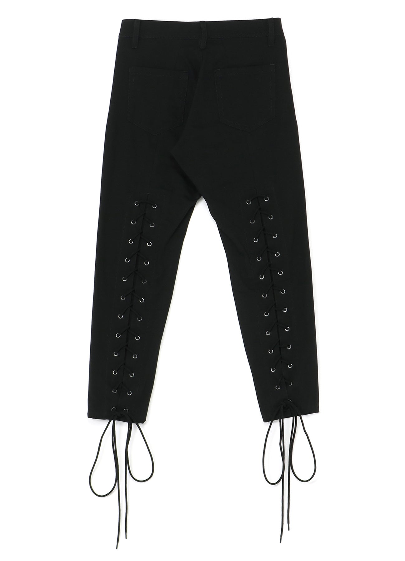 Black Denim Back Lace Up Pants – THE SHOP YOHJI YAMAMOTO