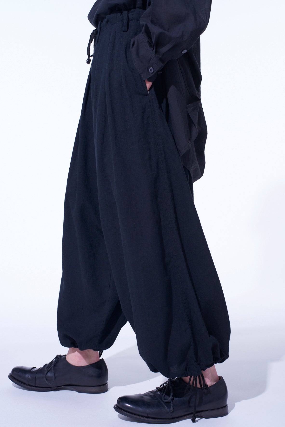 COTTON/LINEN POPLIN BALLOON PANTS – THE SHOP YOHJI YAMAMOTO