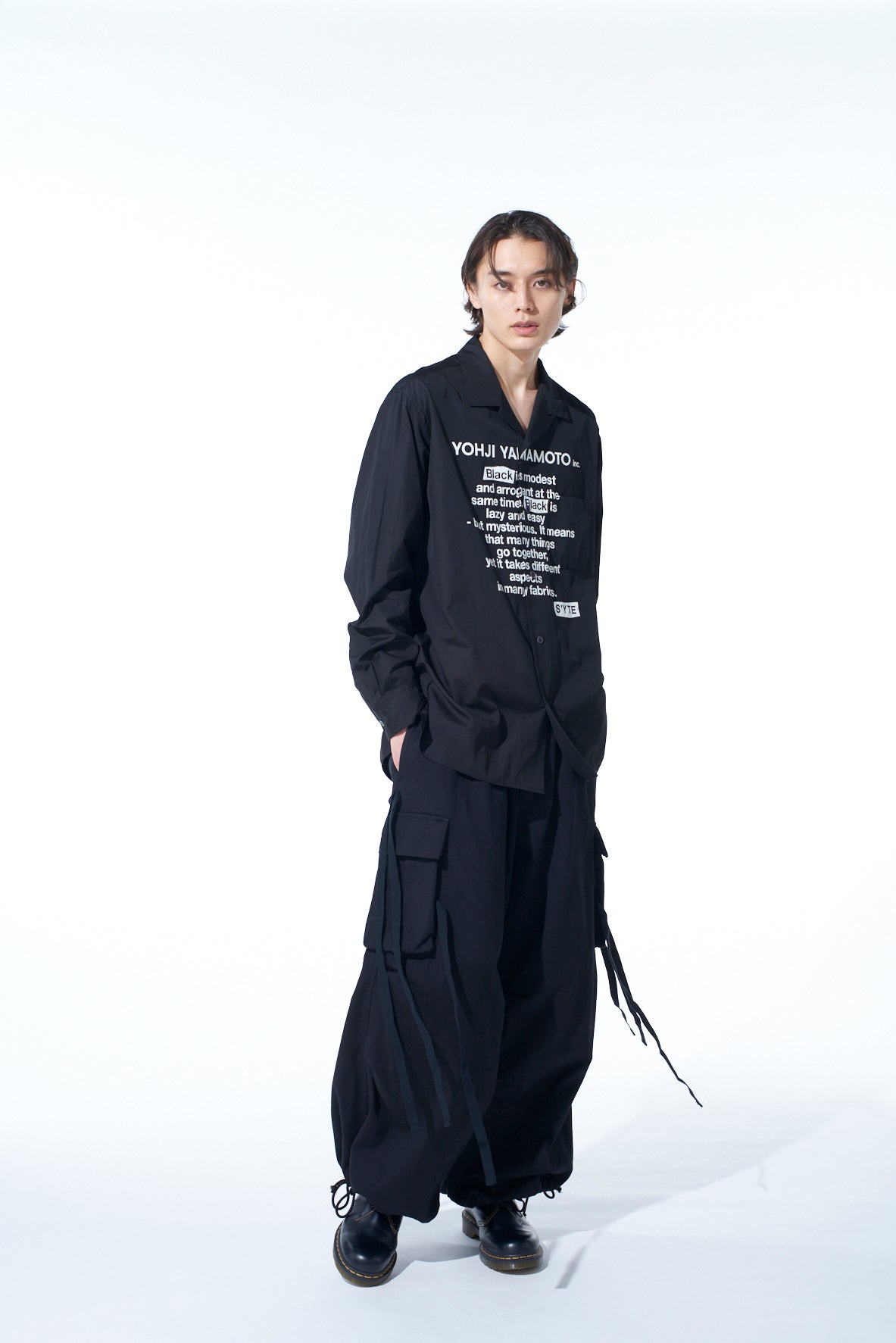 COTTON DRILL ARMY TECHNO PANTS – THE SHOP YOHJI YAMAMOTO