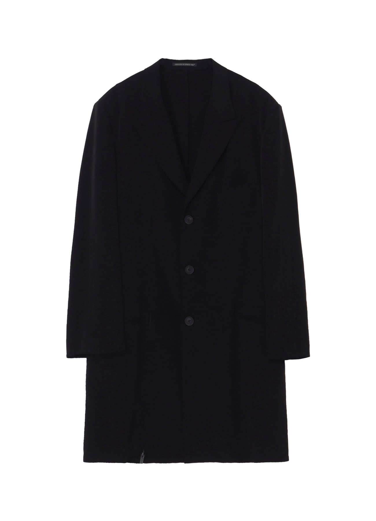 TA TUXEDO PEAKED LAPEL ZIP OPENED JACKET(S Black): Yohji Yamamoto