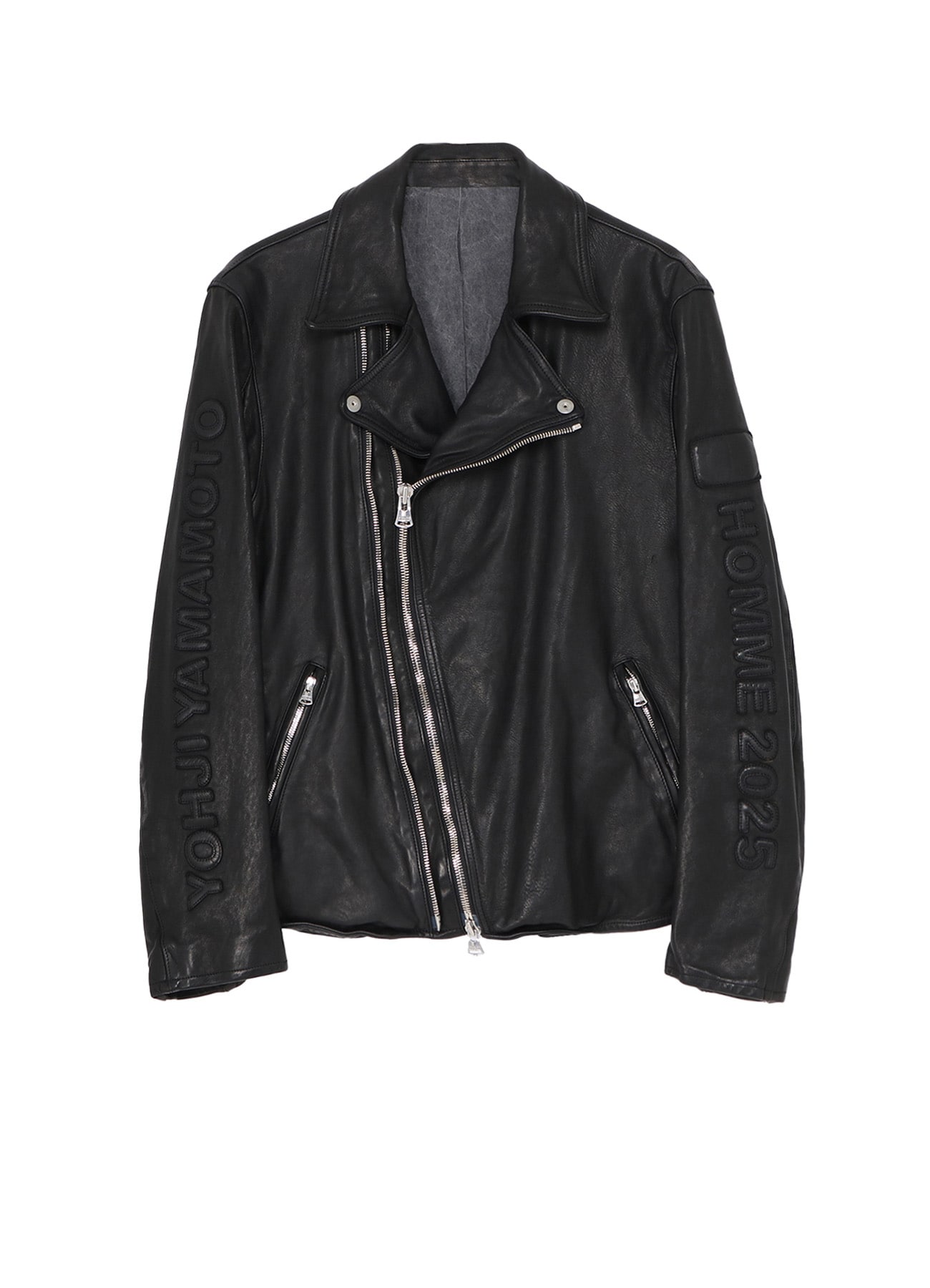 JAPAN HORSE LEATHER DOUBLE RIDERS(M Black): Yohji Yamamoto POUR