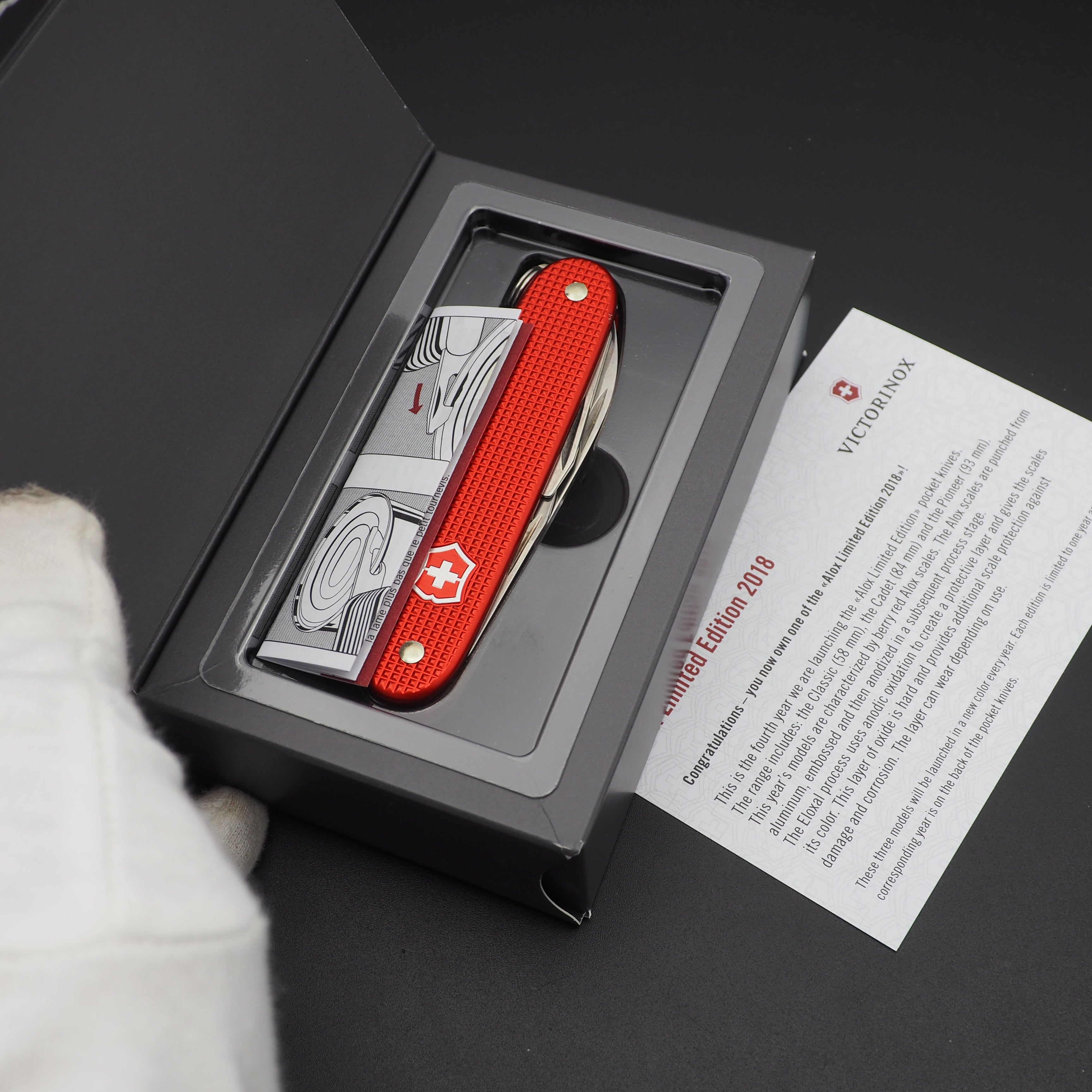 Victorinox Alox Limited Edition 2018 Pioneer 93mm Berry Red