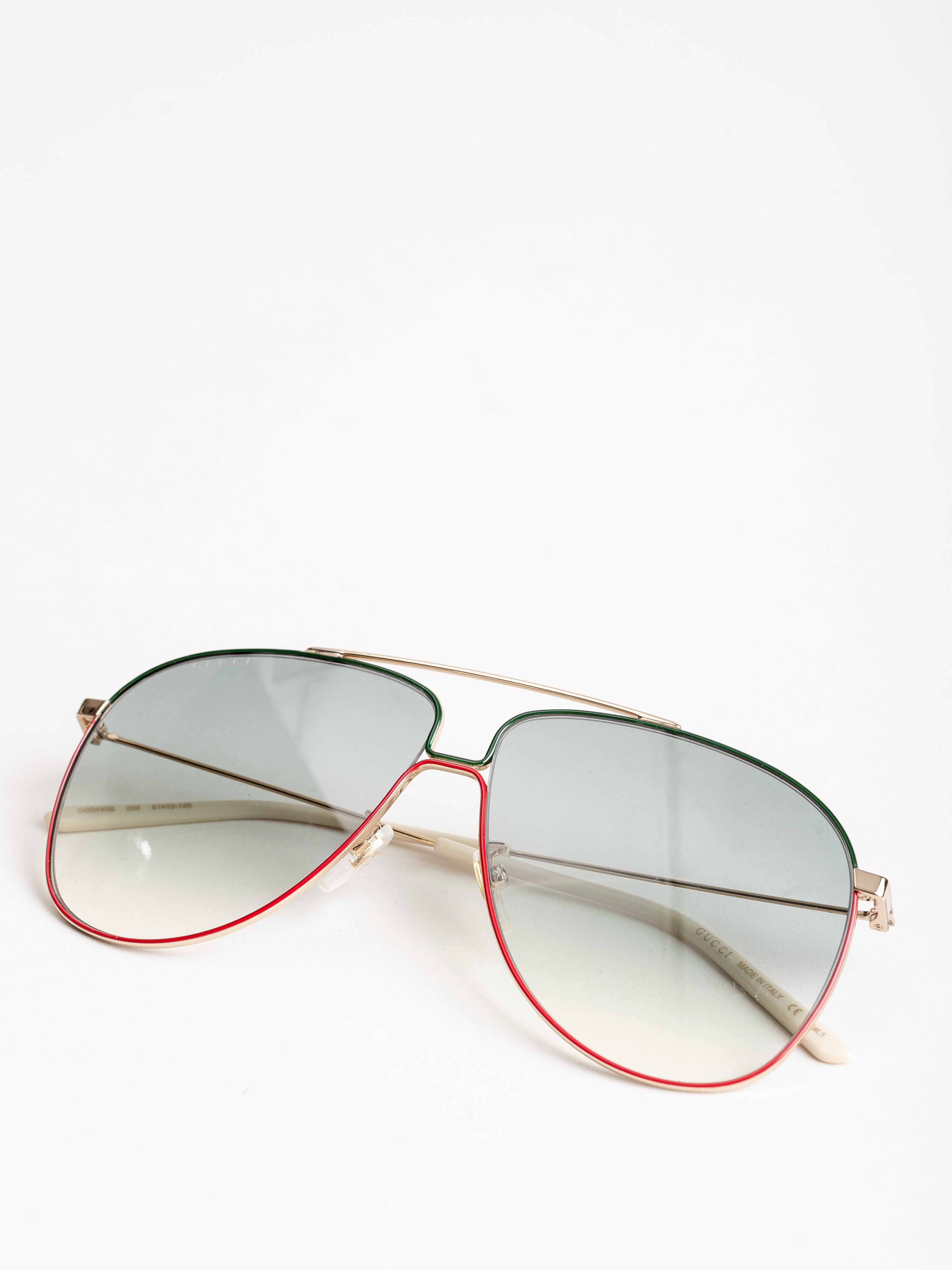 Gucci Gg0440S-004 Gold - Green
