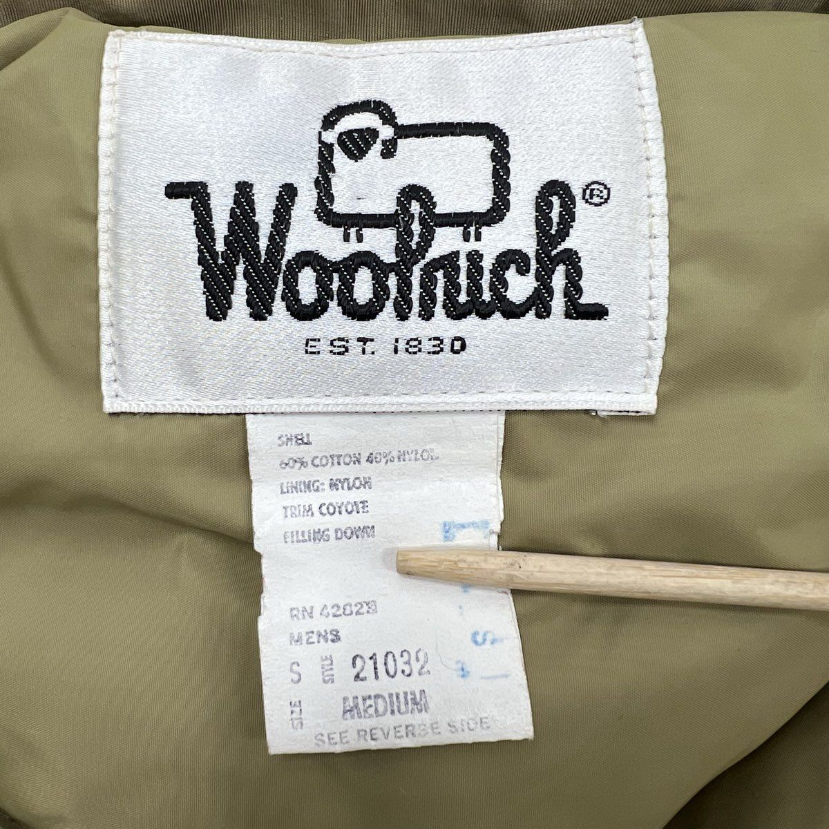 Vintage 80s Woolrich Men's Arctic Parka Down Coat Coyote Fur Hood