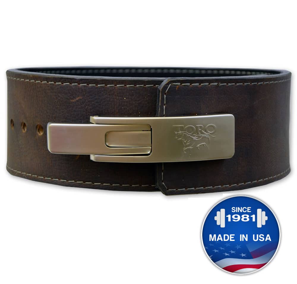 Brahma™ Finished Leather Lever Belt – Titan Support Systems Inc
