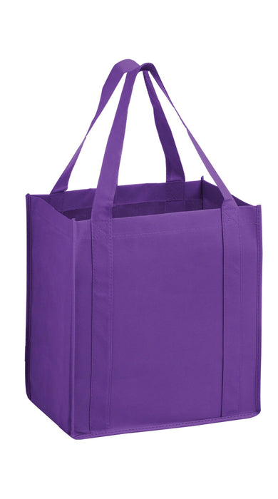 Wholesale HEAVY DUTY NON-WOVEN GROCERY TOTE BAG WITH POLY BOARD INSERT