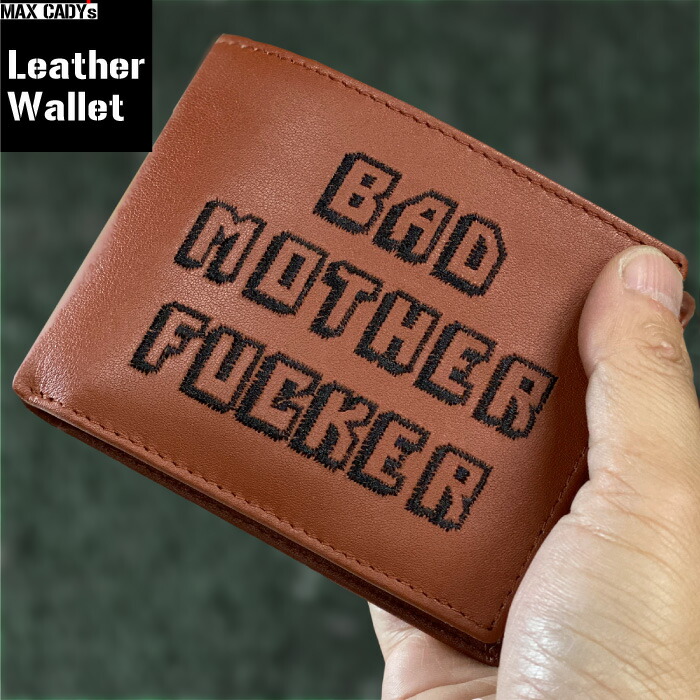 楽天市場】BAD MOTHER FUCKER バッドマザーファッカー 二つ折り 本革