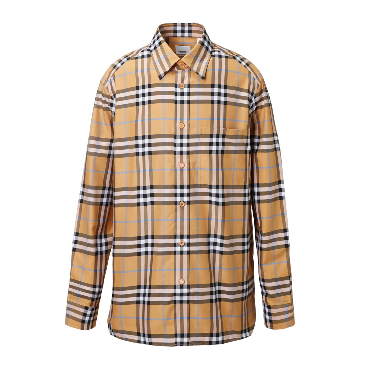 楽天市場】バーバリー BURBERRY 長袖レギュラーカラーシャツ 総柄
