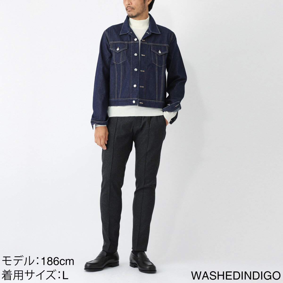 楽天市場】メゾンキツネ MAISON KITSUNE デニムジャケット ブルー
