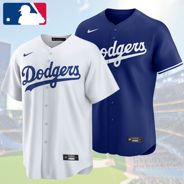 楽天市場】MLB ドジャース レプリカユニフォーム＜ホワイト ブルー