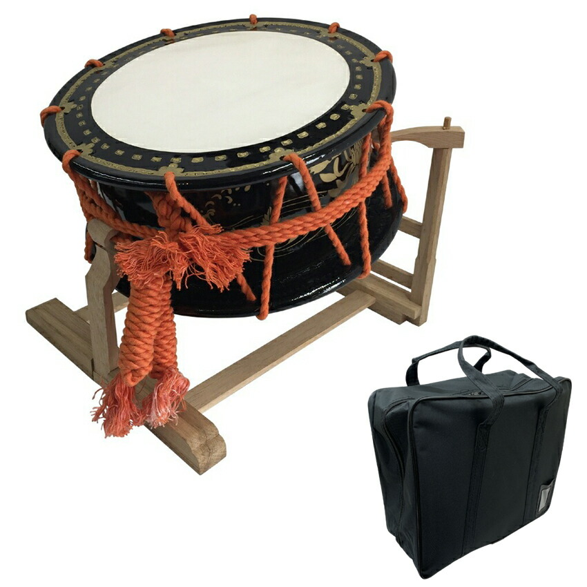 楽天市場】締太鼓【蒔絵胴】バチ＆不性台＆ケース付き TST 和楽器/和