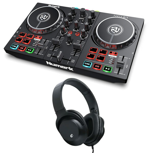 Numark DJコントローラー Party Mix II＋ヘッドフォン 楽天市場