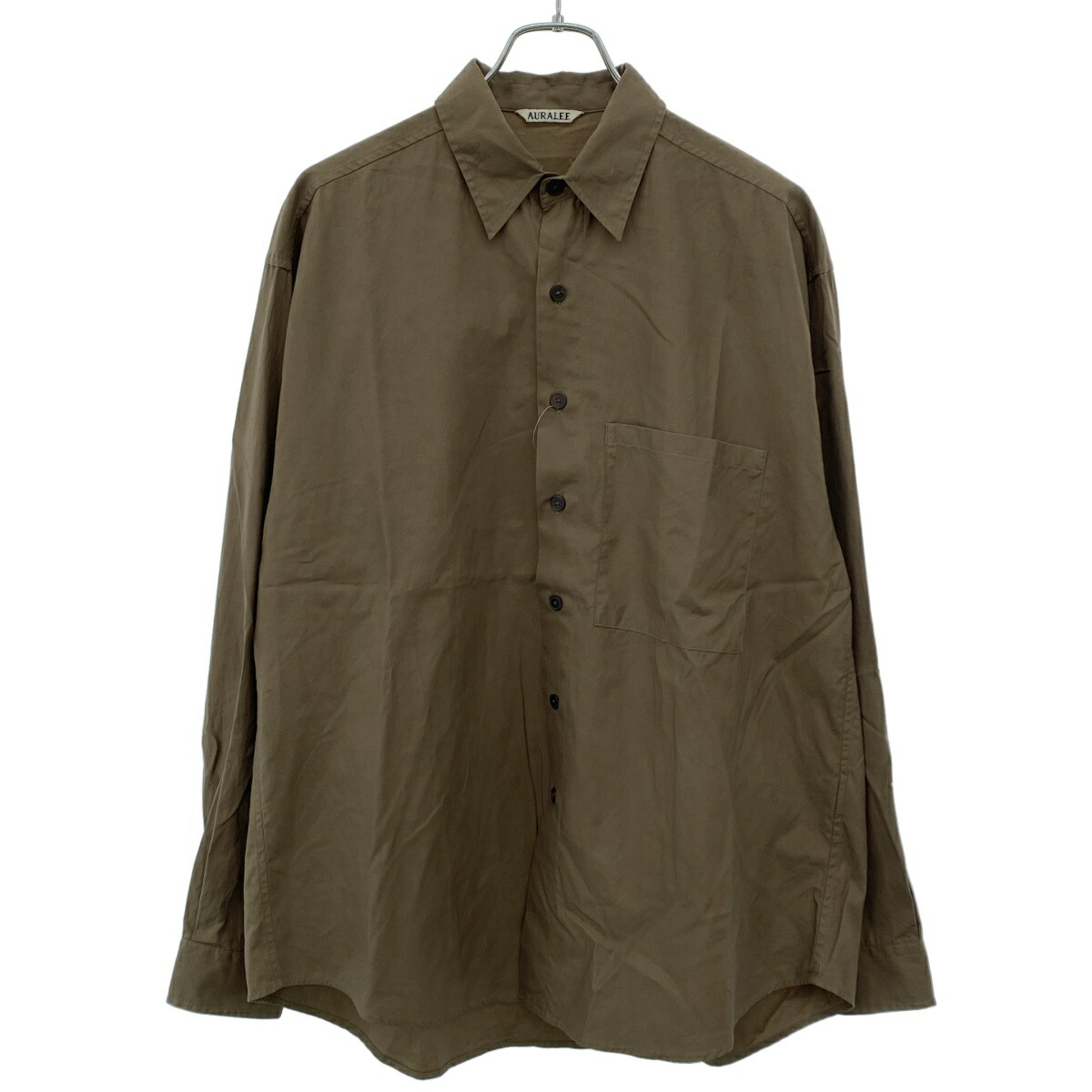 楽天市場】auralee washed finx twill big shirtsの通販
