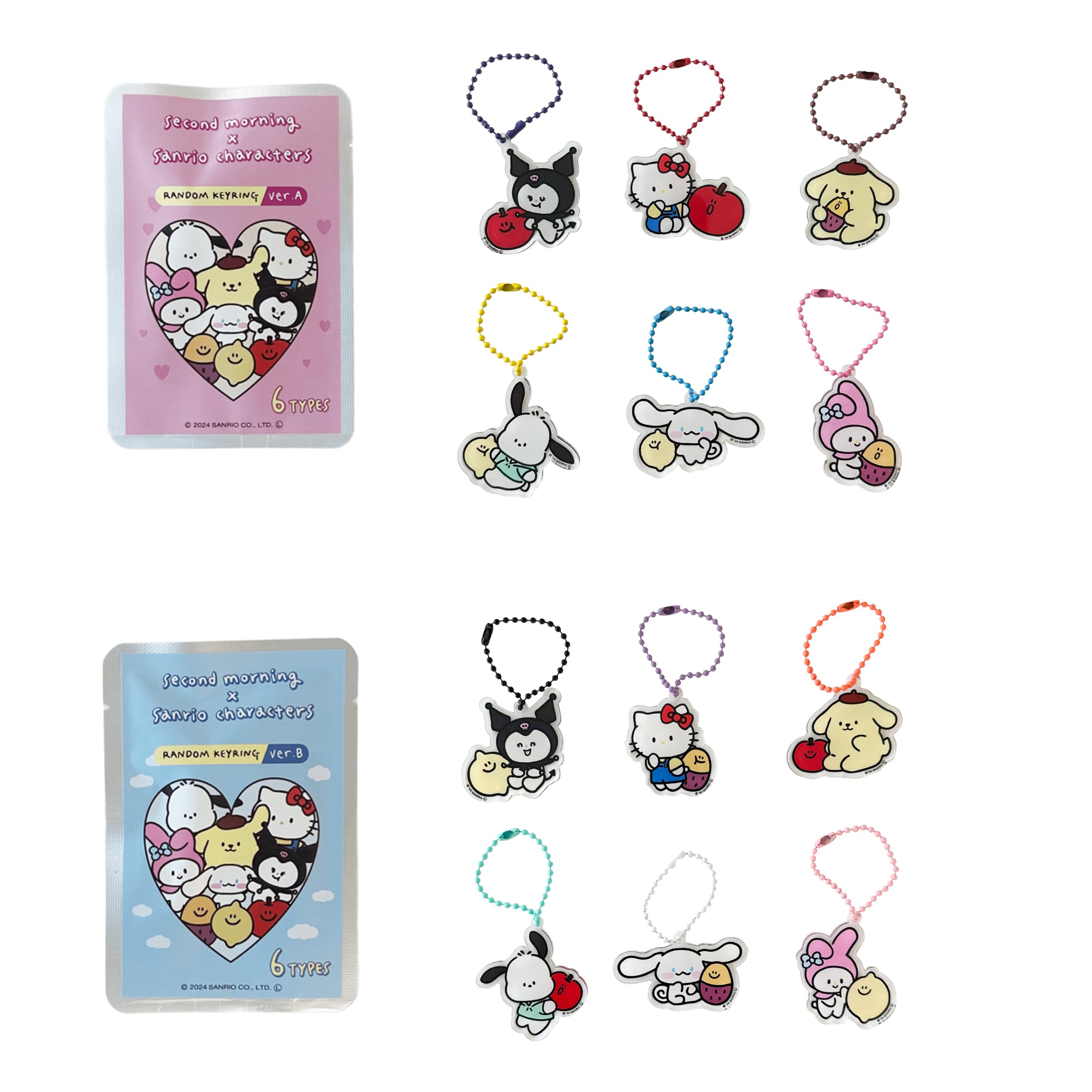 楽天市場】[second morning × sanrio characters] ランダム アクリル
