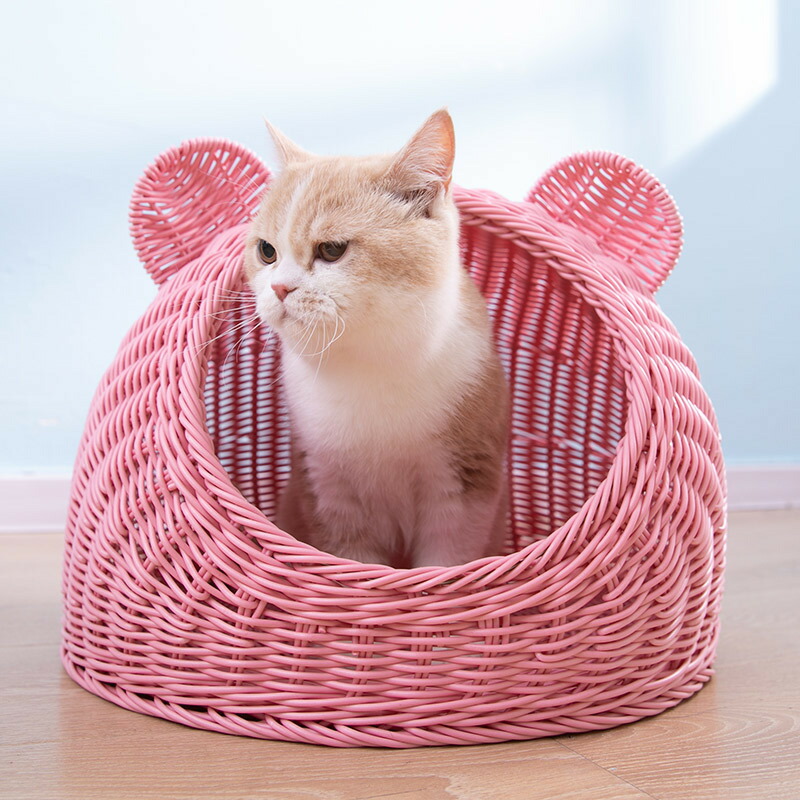 楽天市場】猫 ちぐら 犬 ベッド ドーム 春夏 猫ちぐら 洗える 猫ベッド