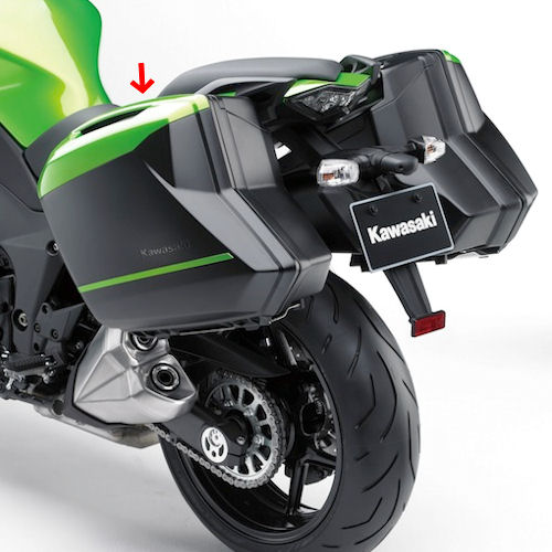 楽天市場】KAWASAKI純正 J99994-0422 カワサキ パニアケースカバー