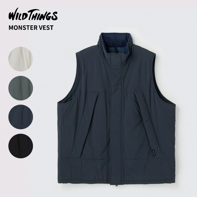 楽天市場】ワイルドシングス メンズ 中綿ベスト WILD THINGS