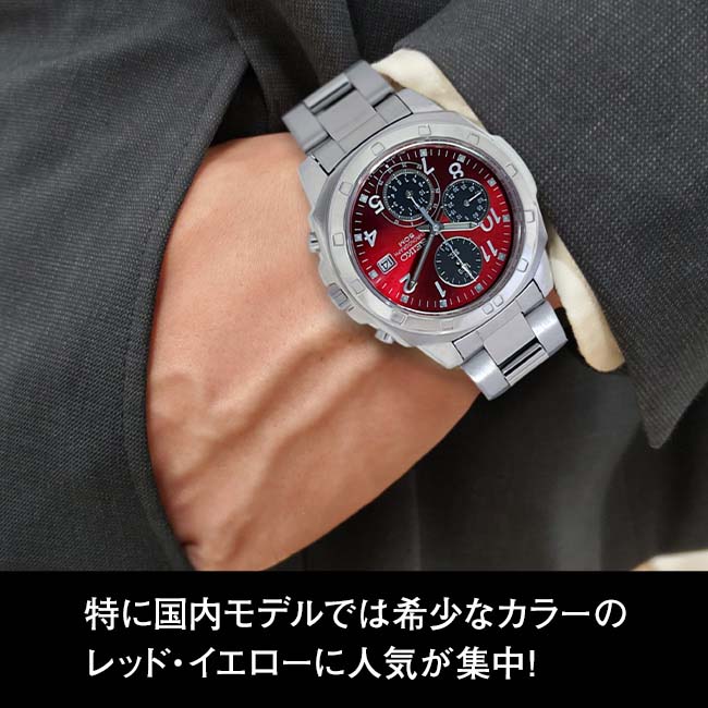 楽天市場】SEIKO セイコー クロノグラフ アラビア数字文字盤 (海外