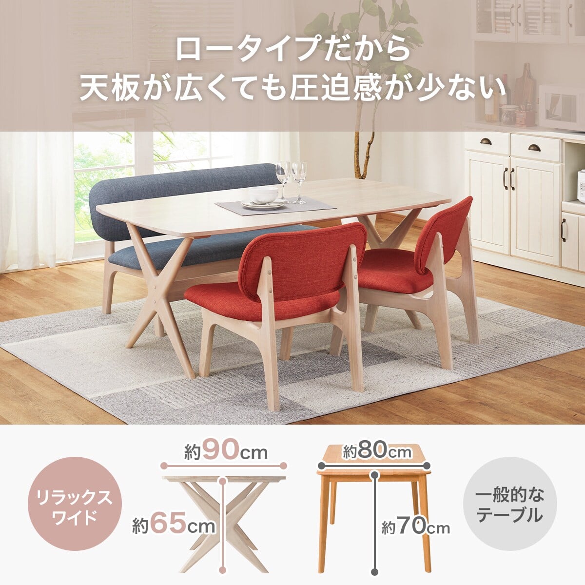 楽天市場】[幅120cm] リビングダイニングテーブルセット (LDテーブル