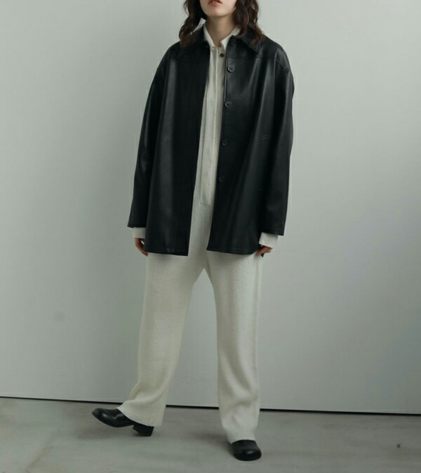 楽天市場】アンヌーク anuke エコレザーオーバージャケット Ecoleather