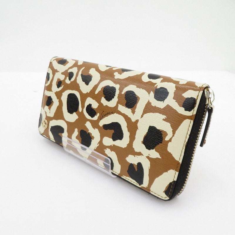 楽天市場】【中古】GUCCI | グッチ レオパード柄 ラウンドファスナー