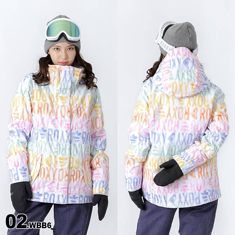 ROXY スノーボードウェアセット マルチカラー 上M 下S ROXY