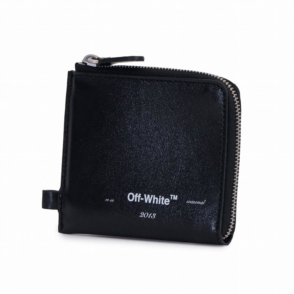 楽天市場】オフホワイト メンズ 二つ折り財布 OMNC013R208530211001