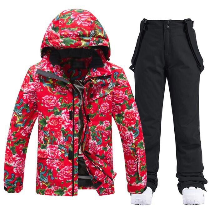 未使用】VOLCOM 花柄 スノーボードウェア Sサイズ 女性用 未使用