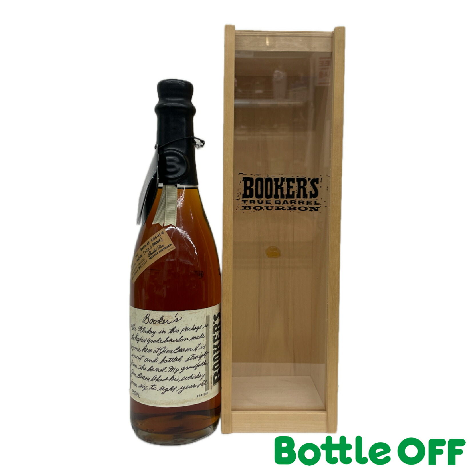 楽天市場】ブッカーズ 木箱付き NoC06-K-8 BOOKER'S BATCH 750ml 64.25