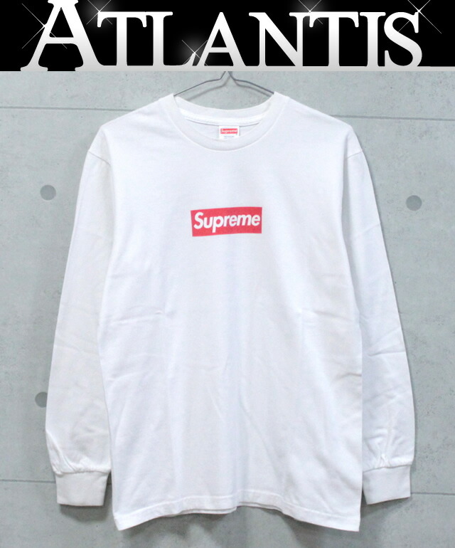楽天市場】シュプリーム Supreme ボックスロゴ ロングTシャツ 赤×白