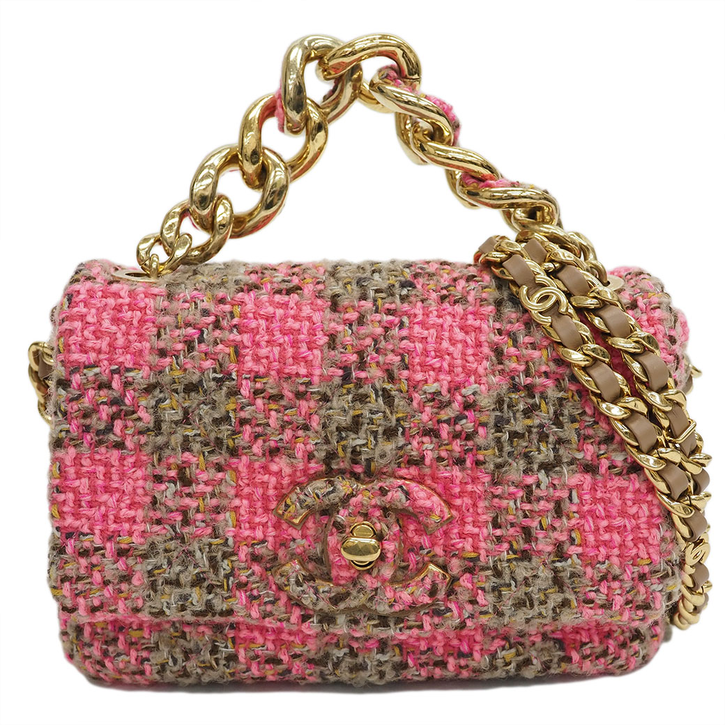 楽天市場】シャネル CHANEL チェーン ショルダーバッグ ツイード