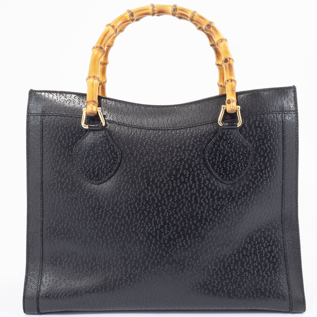 楽天市場】グッチ GUCCI トートバッグ バンブー レザー 黒 ブラック A4