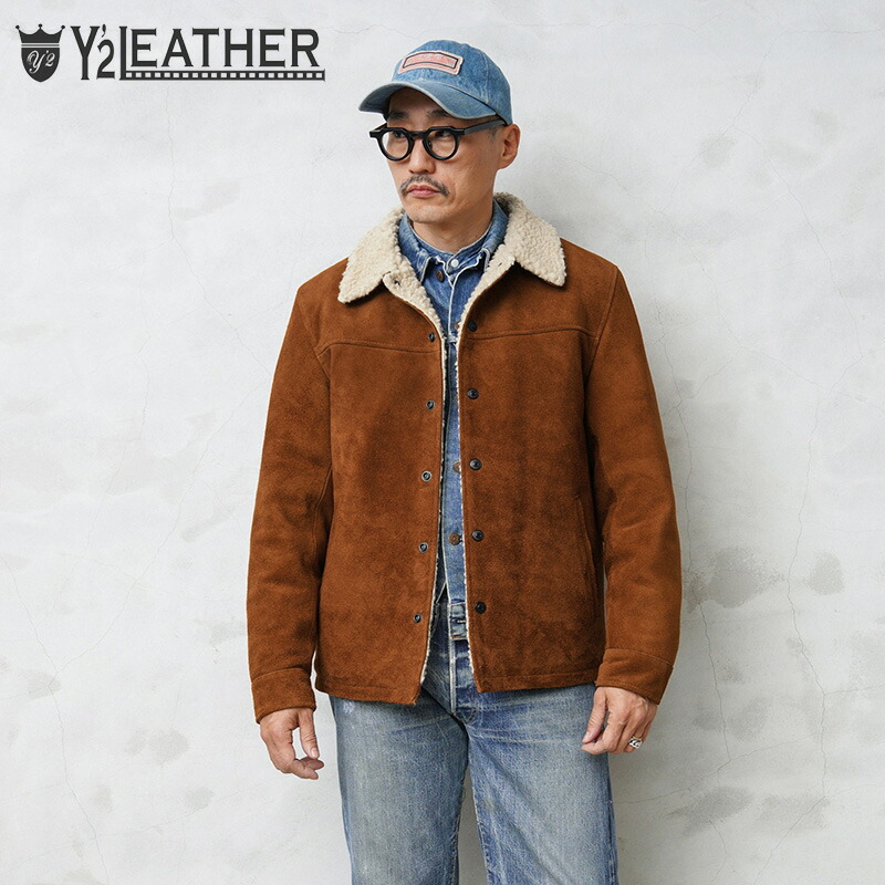 楽天市場】Y'2 LEATHER ワイツーレザー WJ-02 STEER SUEDE（ステア